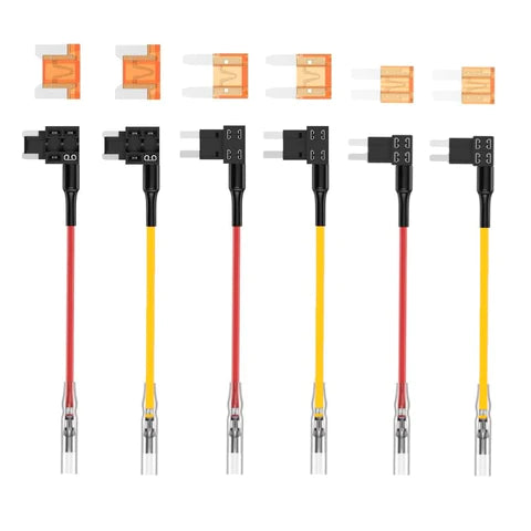 70MAI HARDWIRE CABLE KIT (MICRO USB) WITH 6 PCS FUSE TAP ADAPTERS