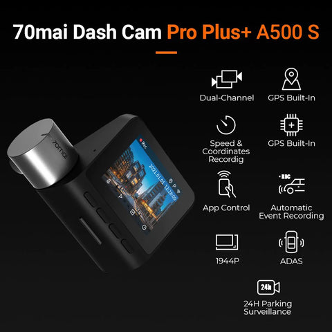 70MAI A500S PRO PLUS+ DUAL CHANNEL DASHCAM