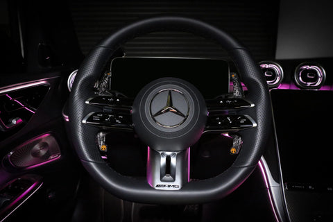 Mercedes-Benz AMG LINE Forged Carbon Fiber Wheel Paddle Shifters